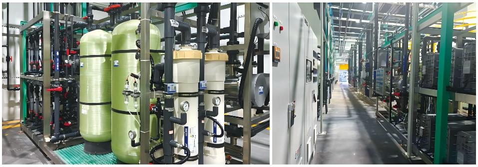 UPW water treatment system for semiconductor manufacturing
